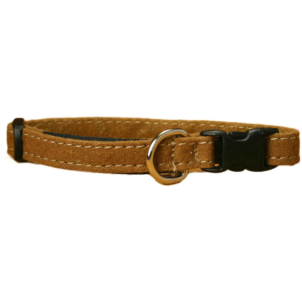 Hemp Cat Collar Bronze 