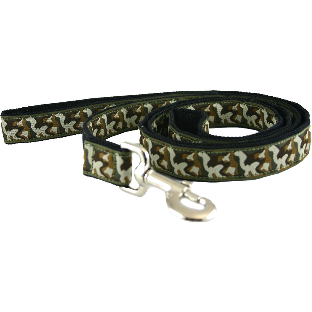 Hemp Dog Leash Camo Canvas