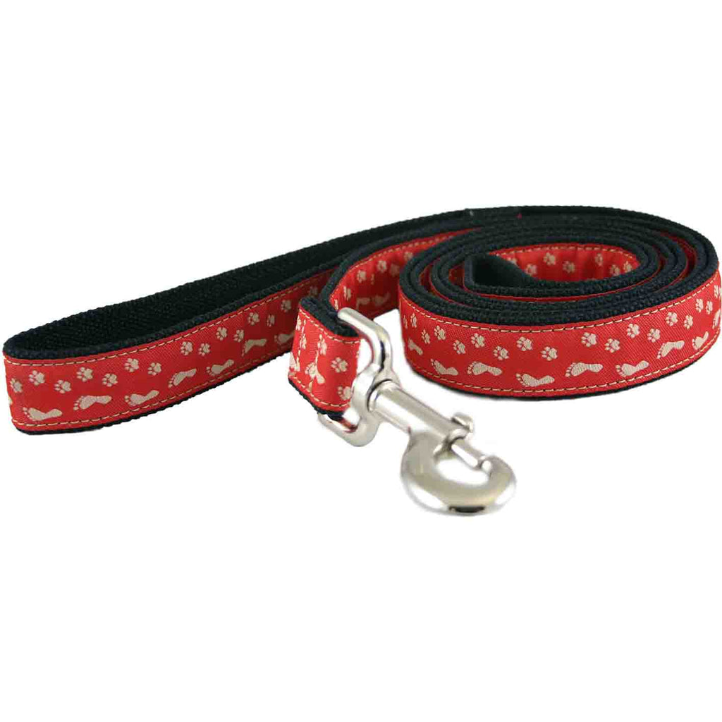 Hemp Dog Leash BFF Red