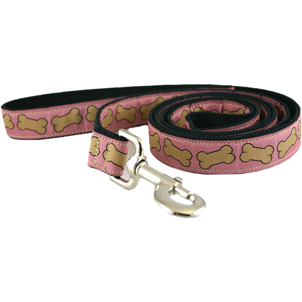 Hemp Pink Bones Leash