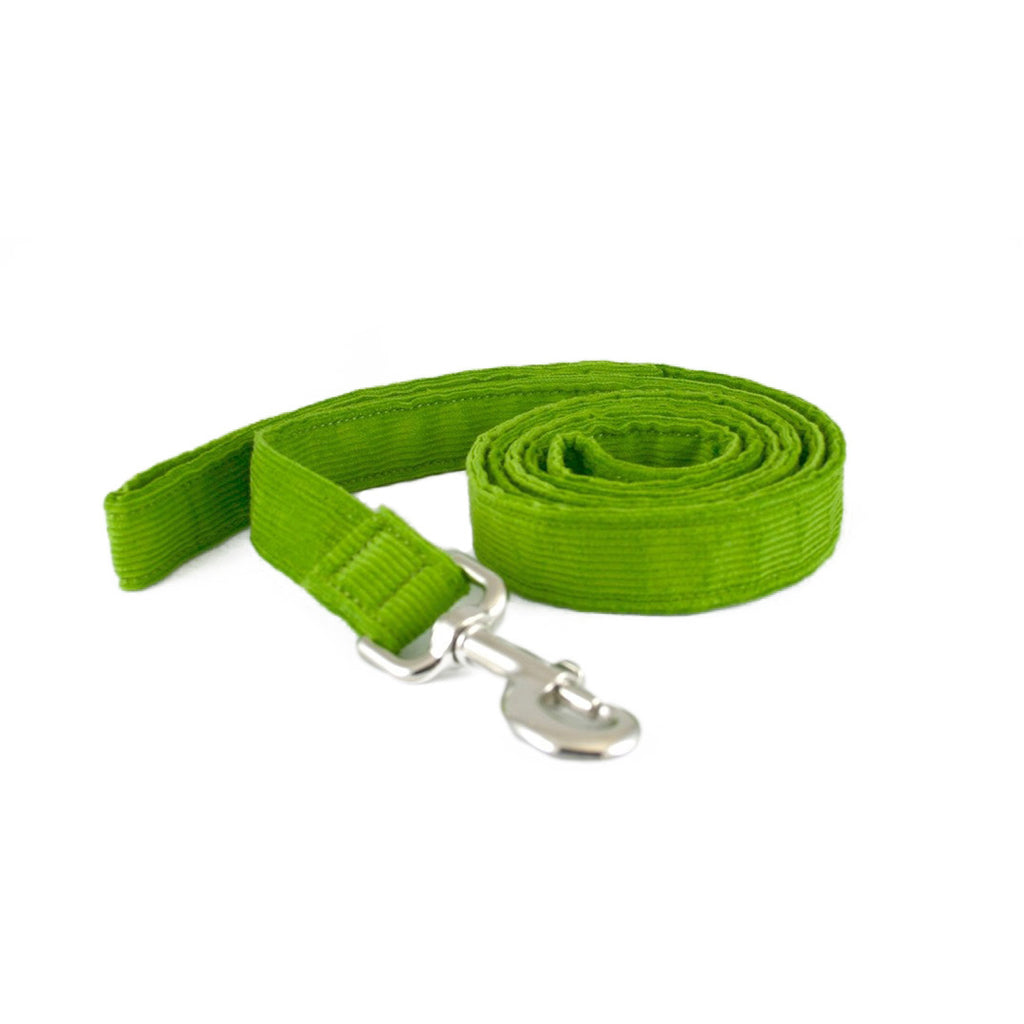 Hemp Corduroy 6' Dog Leash Avocado