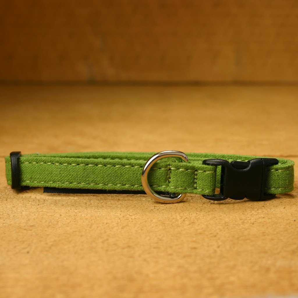 Hemp Toy Dog collar Avocado