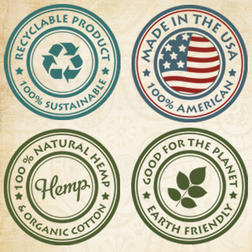 Hemp and Natural logos