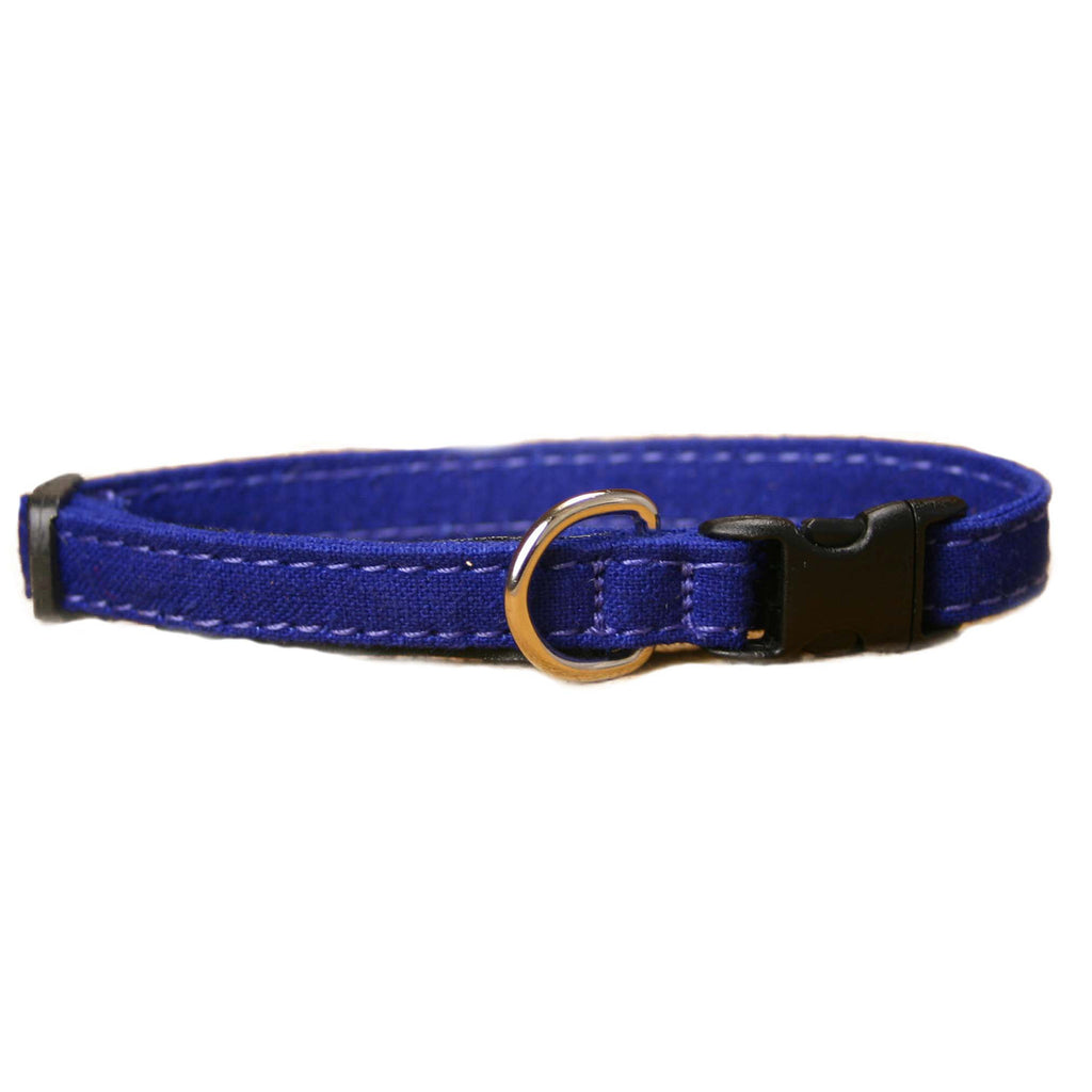 Hemp Cat collar blue