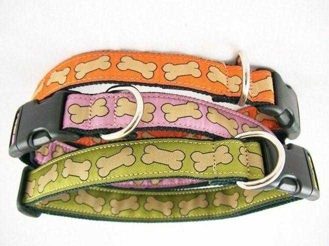 Hemp Dog Collar Bones Collection