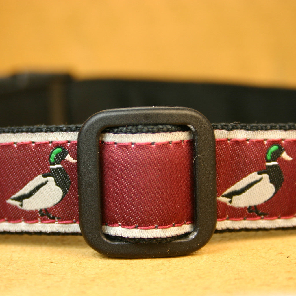 Hemp Dog Collar Crimson Mallard