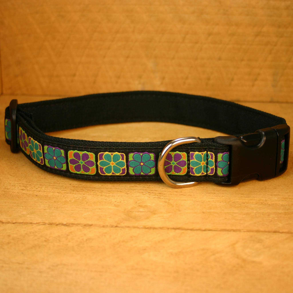 Hemp Dog Collar Flowerama