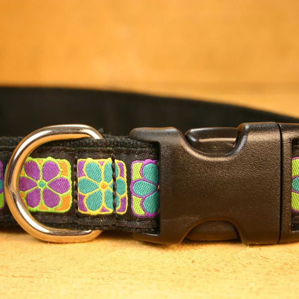 Hemp Dog Collar Flowerama