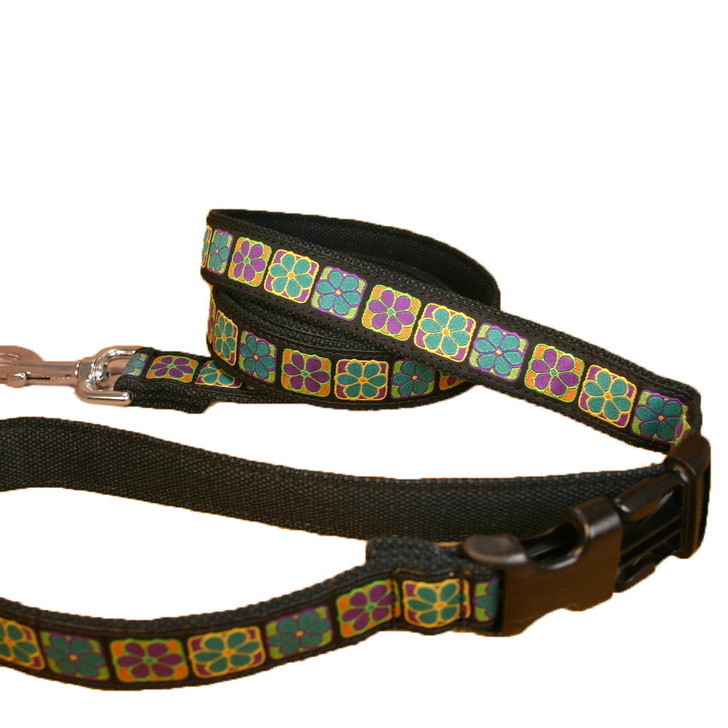 Hemp Flowerama ClickNGo Leash