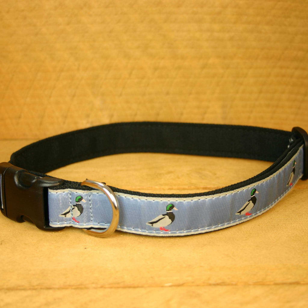 Hemp Dog Collar Slate Blue Collar