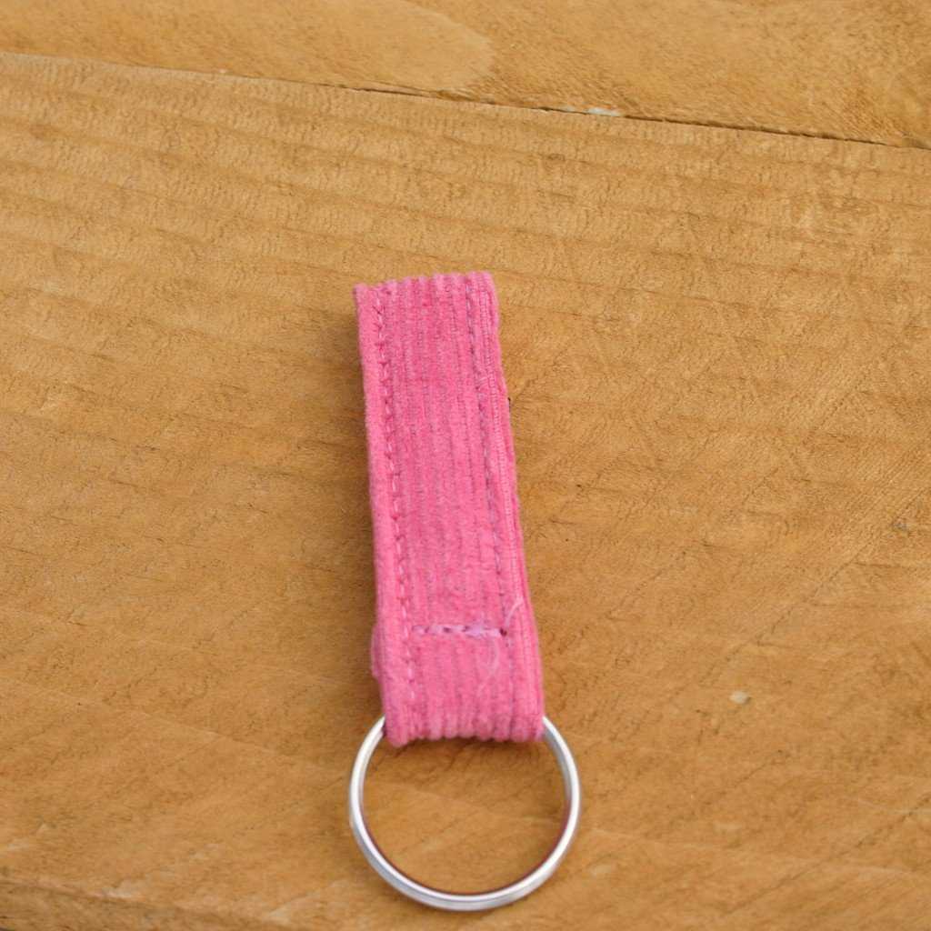 Hemp Key Chain Pink Corduroy
