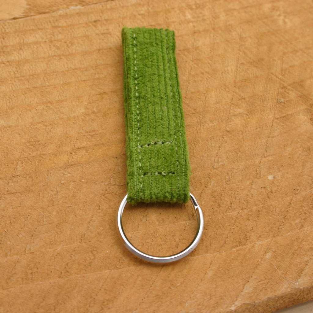 Hemp Key Chain Avocado Corduroy