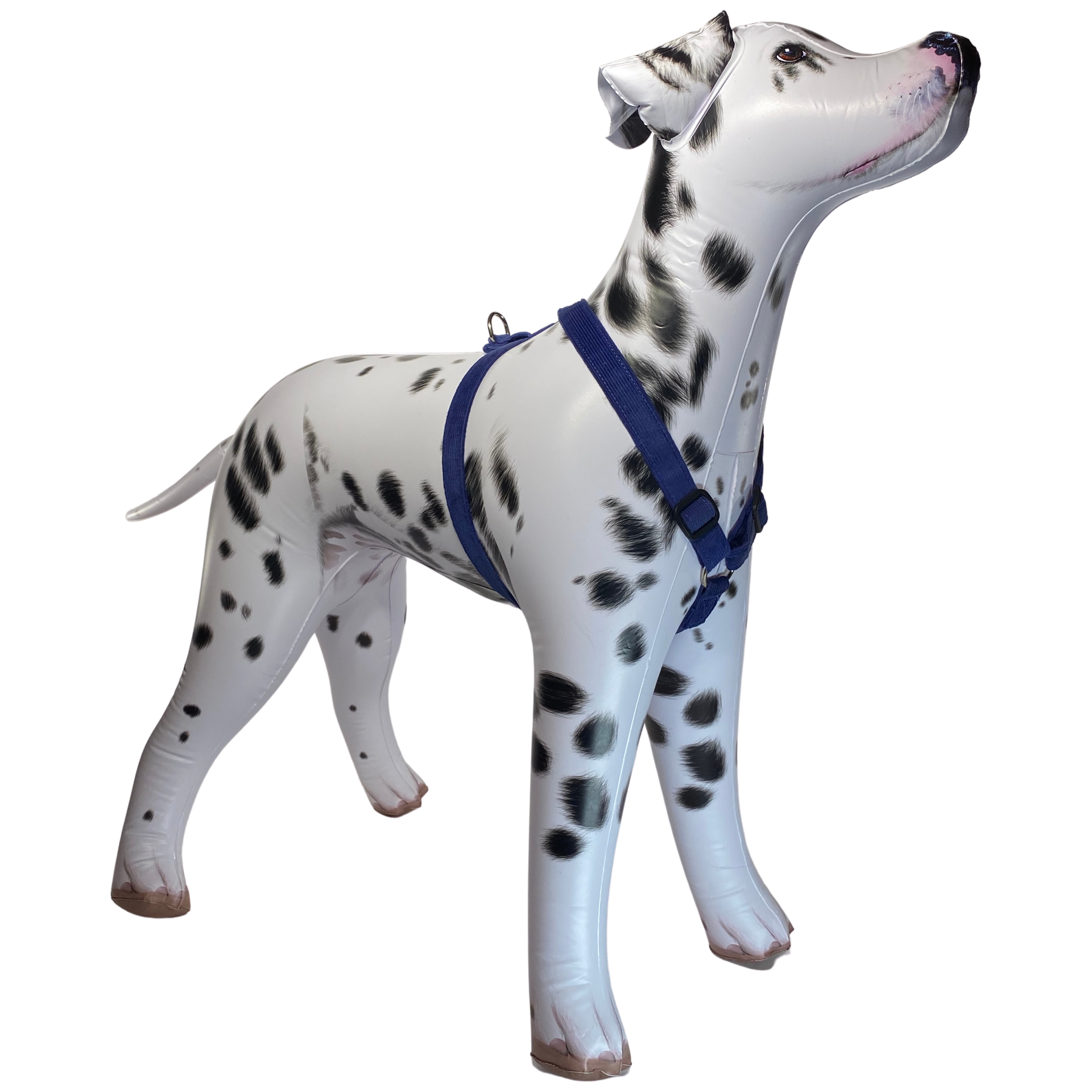 Hemp Dog Harness BLUE Corduroy The Good Dog Company