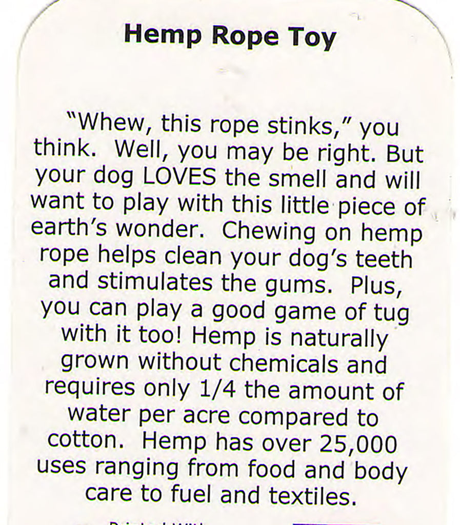 Hemp Rope Info