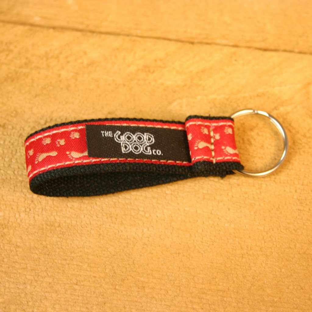 Hemp Key Chain BFF Red