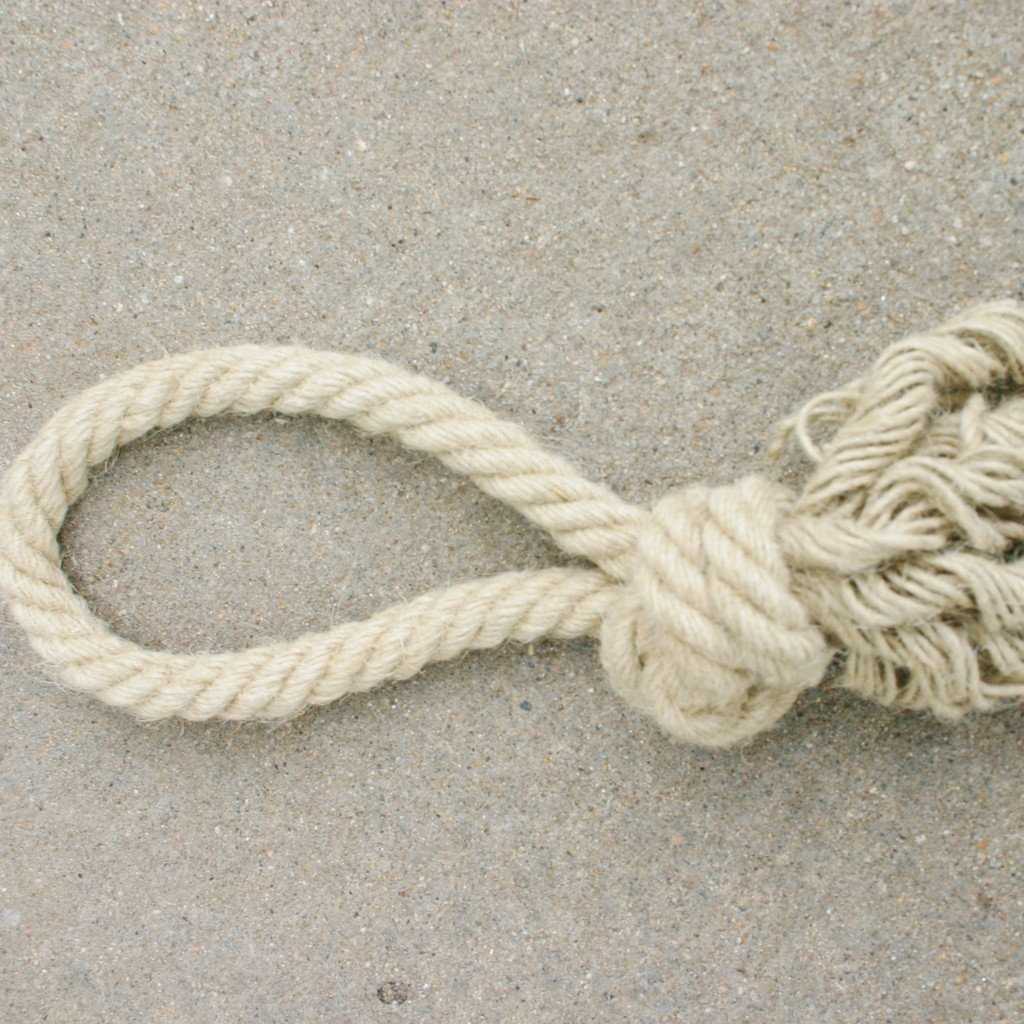 Hemp Rope Toys Loop Knot